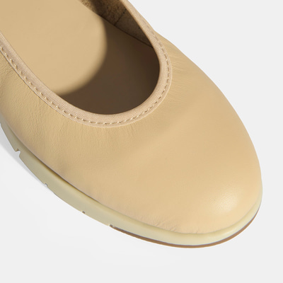 Kadın Bej Deri DesaComfort Günlük Ayakkabı