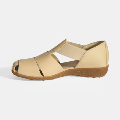 Kadın Bej Deri DesaComfort Günlük Ayakkabı