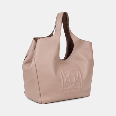 Kadın Bej Deri Hobo Çanta