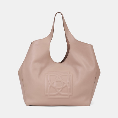 Kadın Bej Deri Hobo Çanta