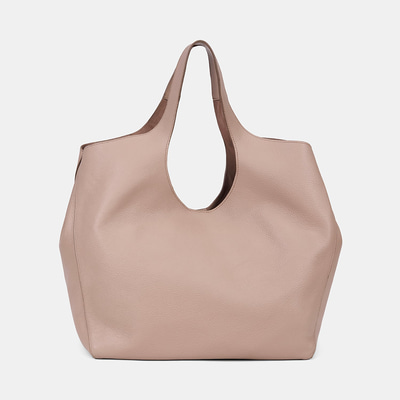 Kadın Bej Deri Hobo Çanta