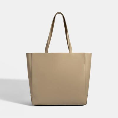 Kadın Bej Deri Omuz Çantası