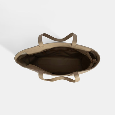 Kadın Bej Deri Omuz Çantası