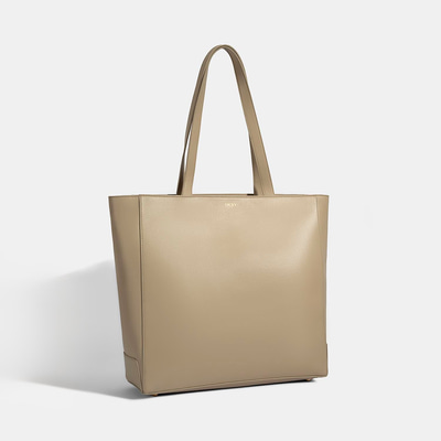 Kadın Bej Deri Omuz Çantası