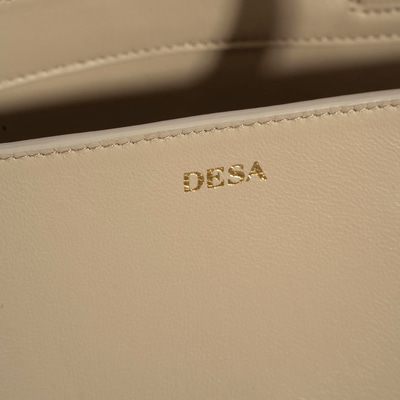 Kadın Bej Deri Omuz Çantası