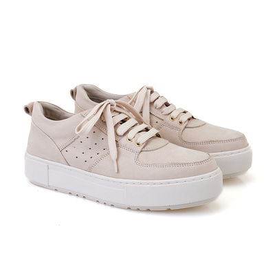 Kadın Bej Deri Spor Ayakkabı