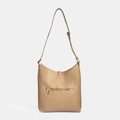 Kadın Bej Püskül Detaylı Omuz Çantası