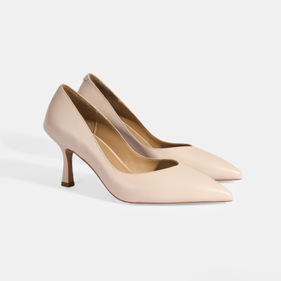 Kadın Bej Topuklu Klasik Ayakkabı
