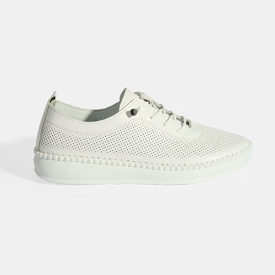 Kadın Beyaz Deri Günlük Ayakkabı