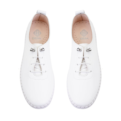 Kadın Beyaz Deri Günlük Ayakkabı