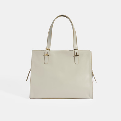 Kadın Beyaz Deri Omuz Çantası