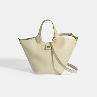 Kadın Beyaz Deri Omuz Çantası