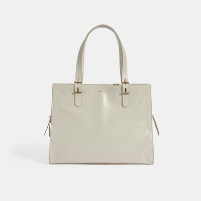 Kadın Beyaz Deri Omuz Çantası