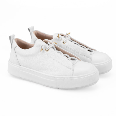 Kadın Beyaz Deri Spor Ayakkabı