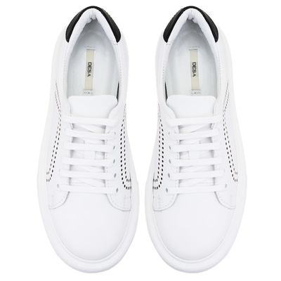 Kadın Beyaz Deri Spor Ayakkabı