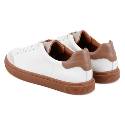 Kadın Beyaz Deri Spor Ayakkabı