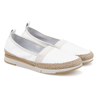 Kadın Beyaz DesaComfort Deri Günlük Ayakkabı