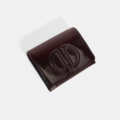 Kadın Bordo Deri Cüzdan