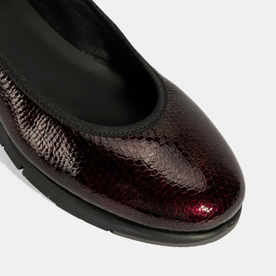 Kadın Bordo DesaComfort Günlük Deri Ayakkabı