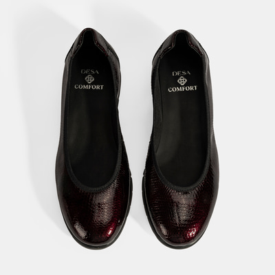 Kadın Bordo DesaComfort Günlük Deri Ayakkabı