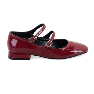 Kadın Bordo Mary Jane Babet
