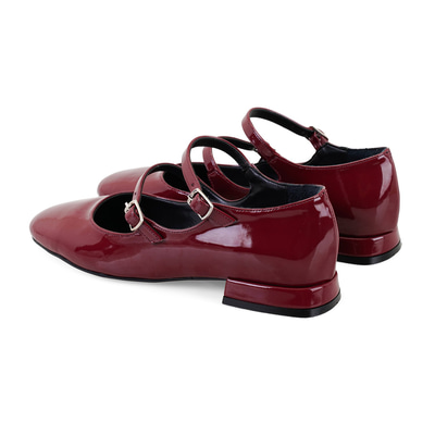 Kadın Bordo Mary Jane Babet
