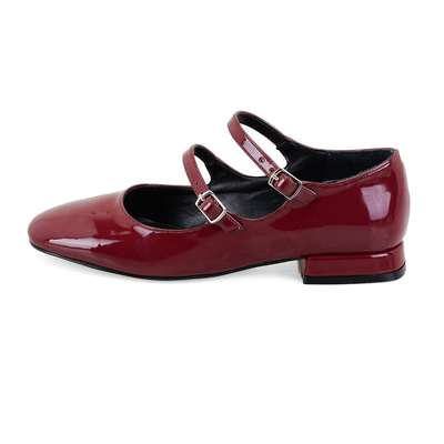 Kadın Bordo Mary Jane Babet