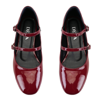 Kadın Bordo Mary Jane Babet