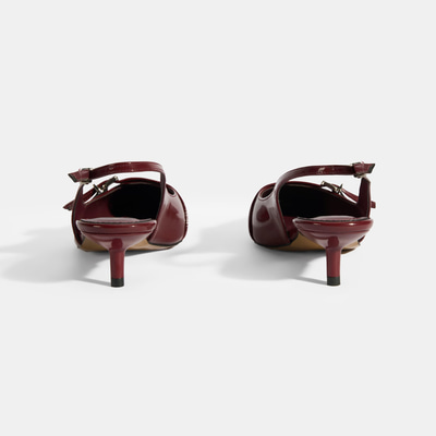 Kadın Bordo Topuklu Klasik Ayakkabı