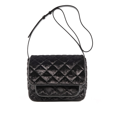 Kadın Deri Kadife Omuz Askılı Çanta