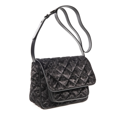 Kadın Deri Kadife Omuz Askılı Çanta