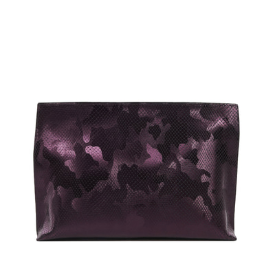 Kadın Deri Kamuflaj Portföy Çanta