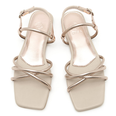 Kadın Gold Sandalet