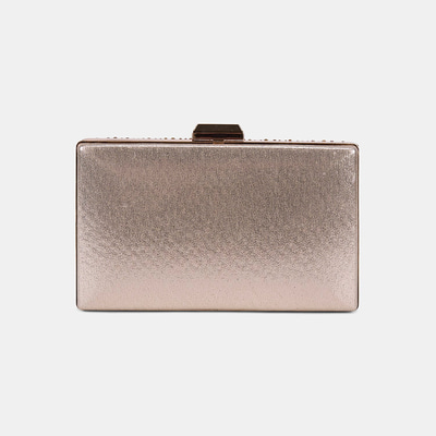 Kadın Gold Taş İşlemeli Zincir Askılı Abiye Clutch