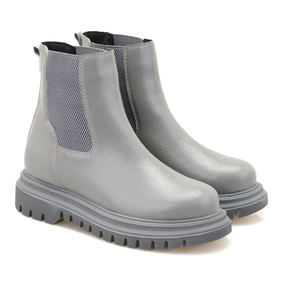 Kadın Gri Yandan Lastikli Chelsea Bot