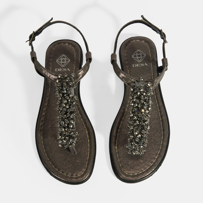 Kadın Gümüş Parmak Arası Sandalet