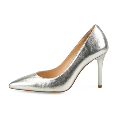 Kadın Gümüş Topuklu Stiletto