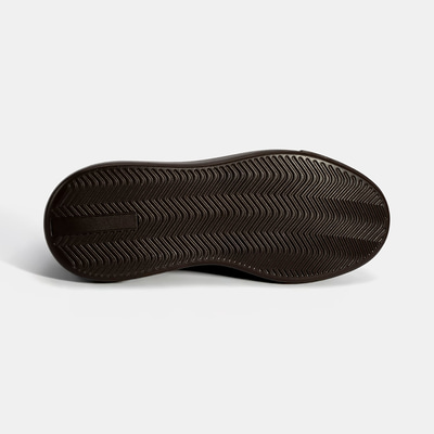 Kadın Kahve Bağcıklı Deri Spor Ayakkabı