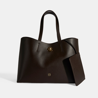 Kadın Kahve Cüzdan Aksesuarlı Omuz Çantası