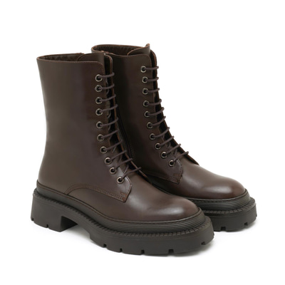 Kadın Kahve Deri Bot