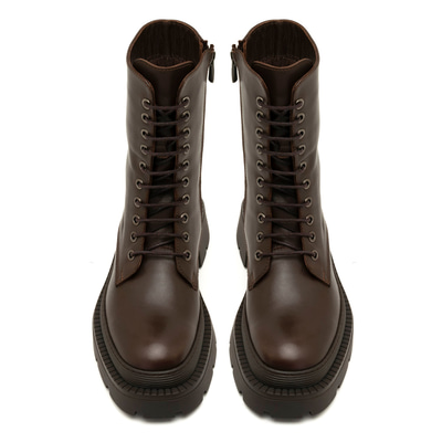 Kadın Kahve Deri Bot