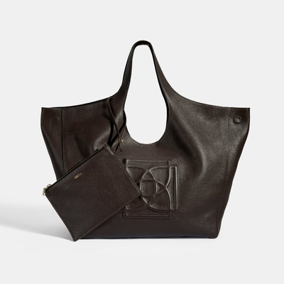 Kadın Kahve Deri Hobo Çanta