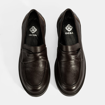 Kadın Kahve Deri Loafer