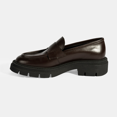 Kadın Kahve Deri Loafer