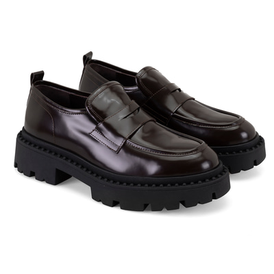 Kadın Kahve Deri Loafer