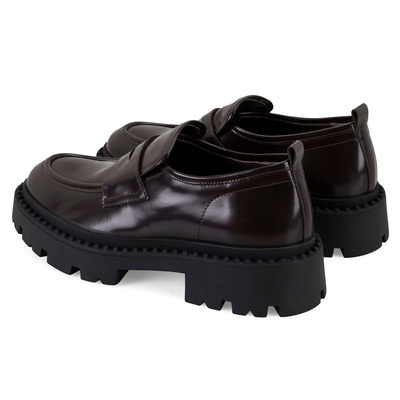 Kadın Kahve Deri Loafer