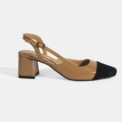 Kadın Kahve Deri Topuklu Klasik Ayakkabı