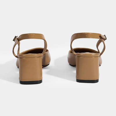 Kadın Kahve Deri Topuklu Klasik Ayakkabı