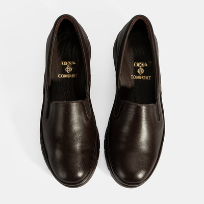 Kadın Kahve DesaComfort Deri Günlük Ayakkabı
