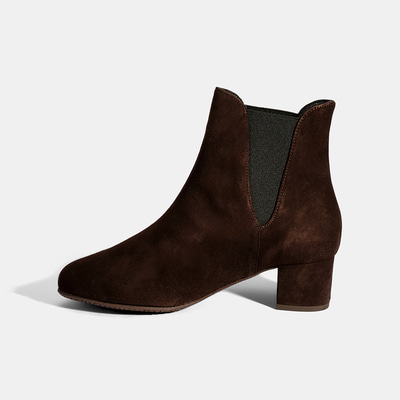 Kadın Kahve DesaComfort Lastikli Süet Chelsea Bot